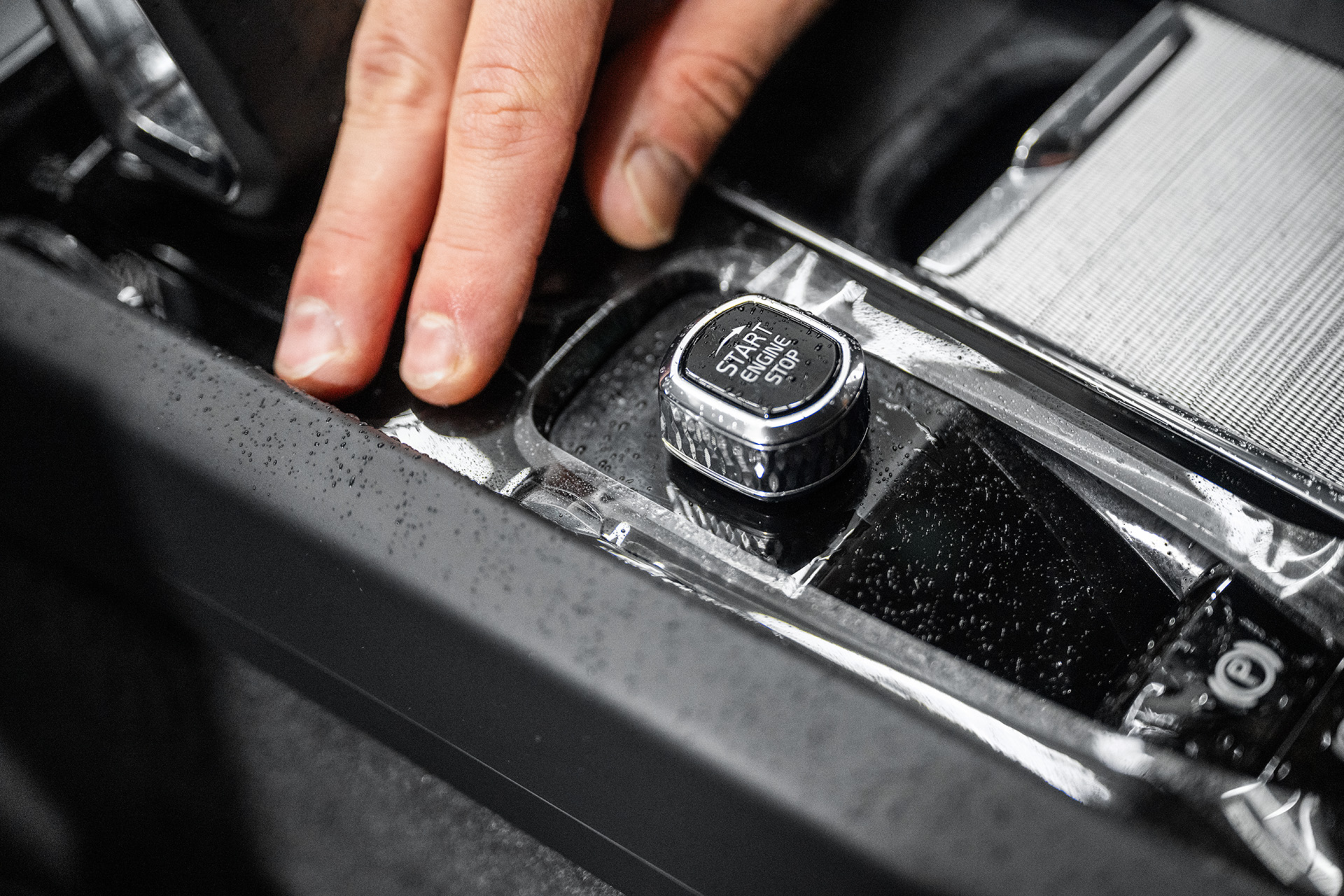 folia PPF wnętrze samochodu