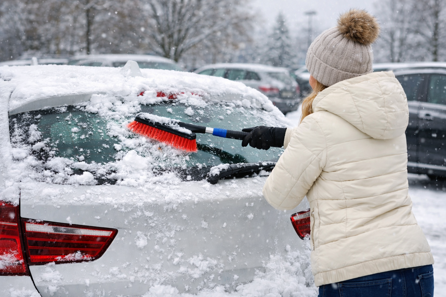 odśnieżanie samochodu powłoka elastomerowa